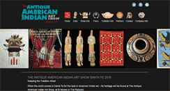 Desktop Screenshot of antiqueindianartshow.com
